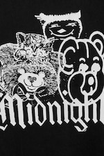Svart - Midnight - En boxig, grafisk t-shirt med tryck - 6