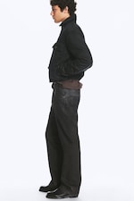 Belagt Svart - Svart - Mercury avslappet bootcut-jeans med mellomhøyt liv - 2