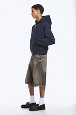 Dark Blue - Tristar - Simon Graphic Scuba Zip Hoodie - 2