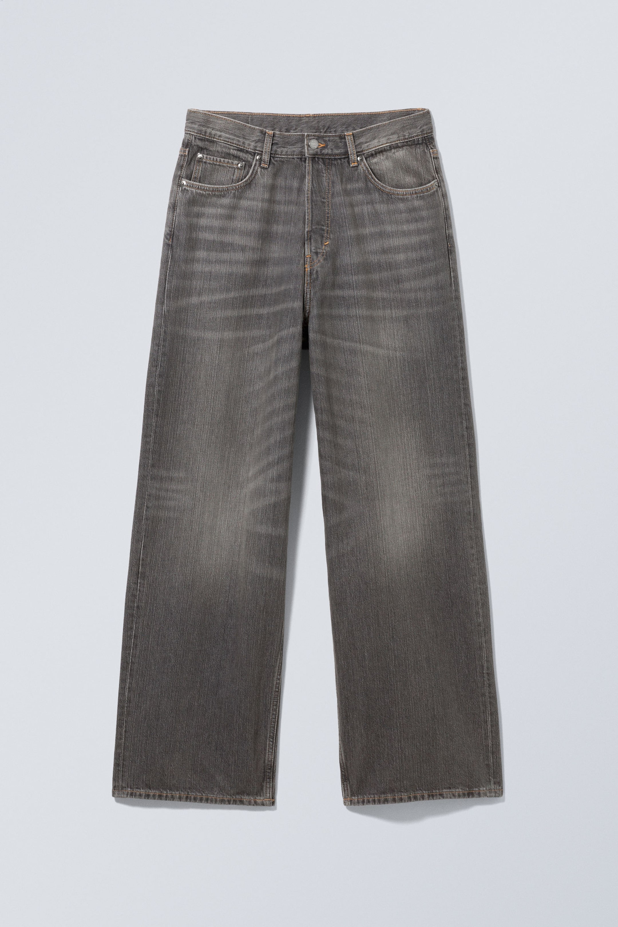 Mine Grey - Astro Loose Baggy Leg Jeans - 11
