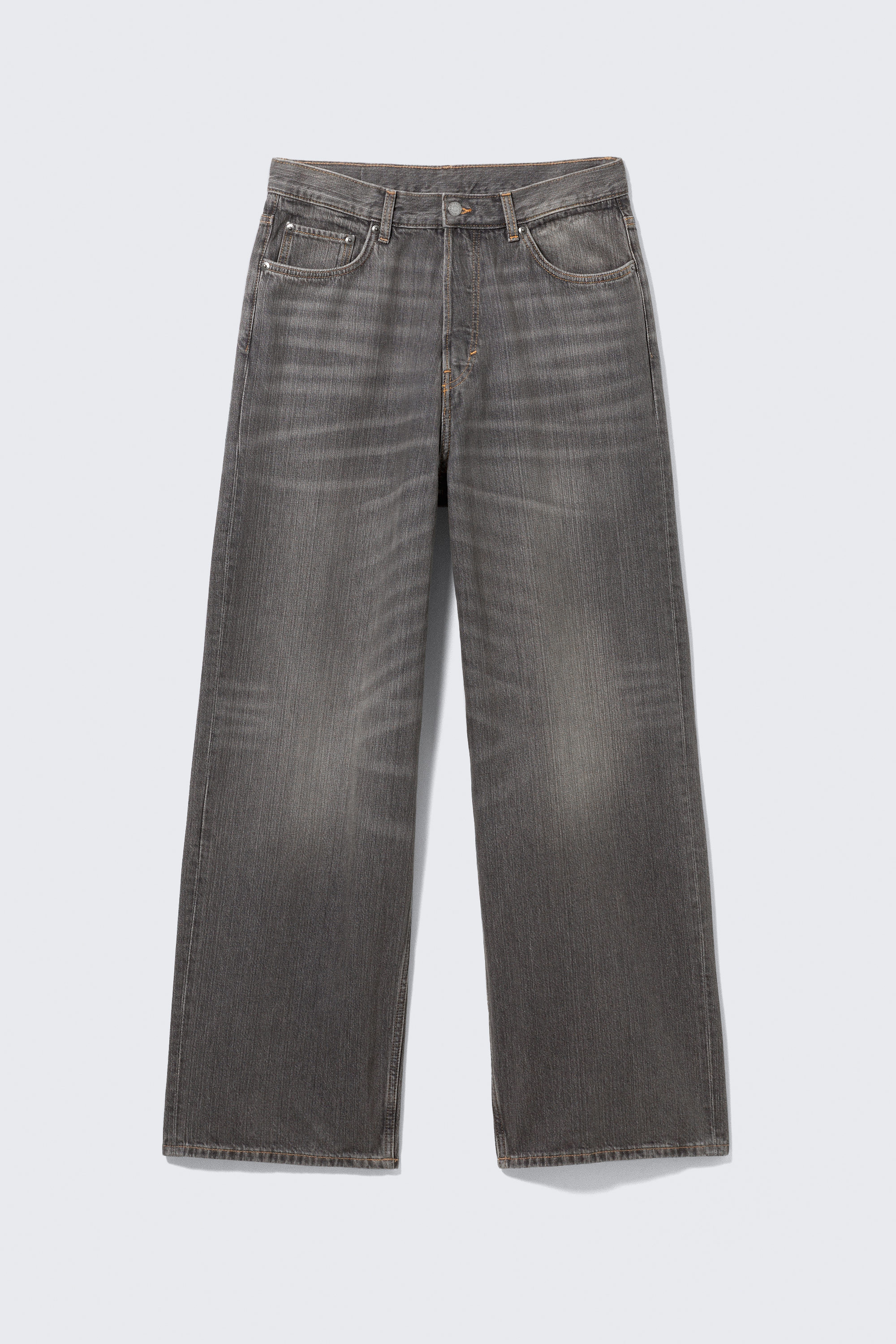 Mine Grey - Astro Loose Baggy Leg Jeans - 1