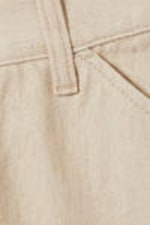 Ecru - Astro Loose Baggy Linen-Blend Shorts - 9
