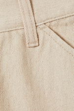 Ecru - Astro løs og baggy shorts i linblanding - 16