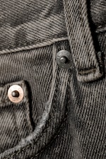 Redondo Black - Schwarz - Galaxy Mid Waist Loose Straight Leg Jeans - 7