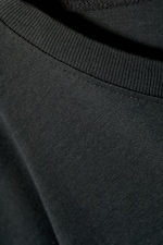 Dark Grey - Soft Oversized Short-Sleeved T-shirt - 1