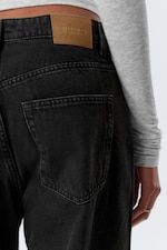 Tuned Black – Noir - Missy Low Rise Loose Straight Leg Jeans - 3