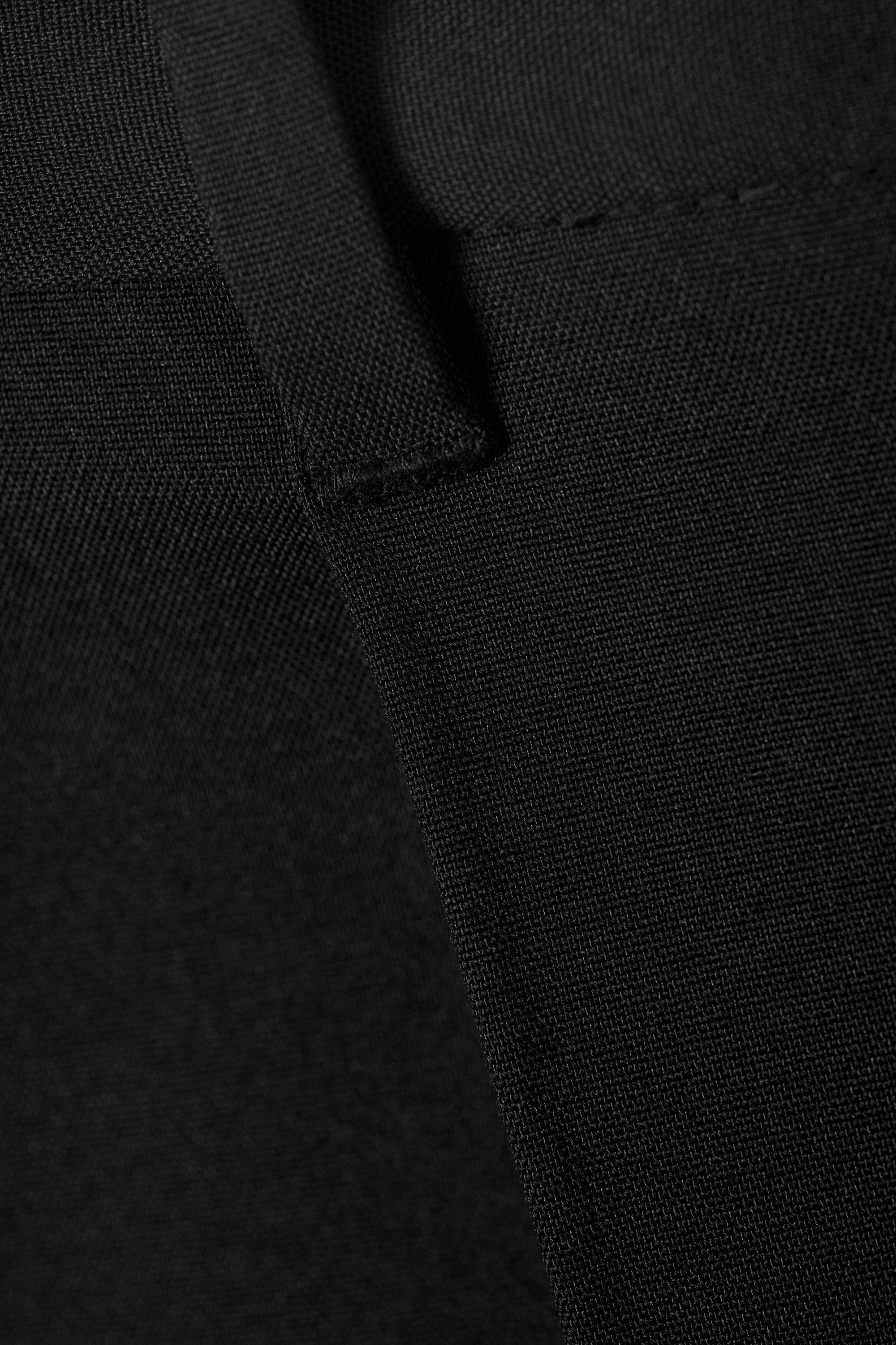 Black - Uno Loose Suit Trousers - 4