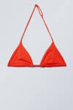 Bright Orange - Scuba Mini Triangle Bikini Top - 1