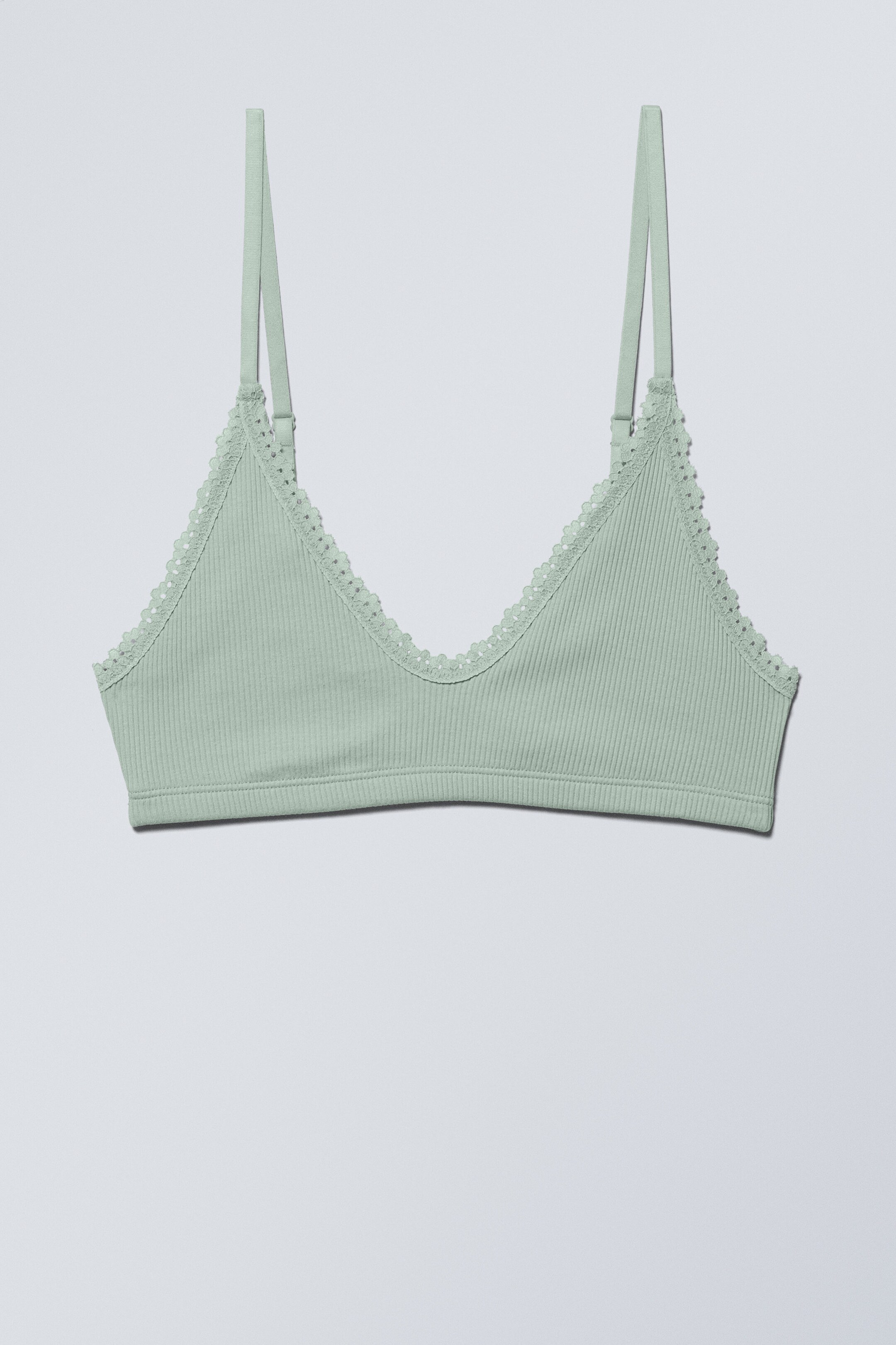 Dimgrön - Donna Cotton Rib Bra - 0