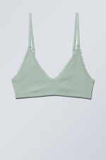 Dimgrön - Donna Cotton Rib Bra - 0
