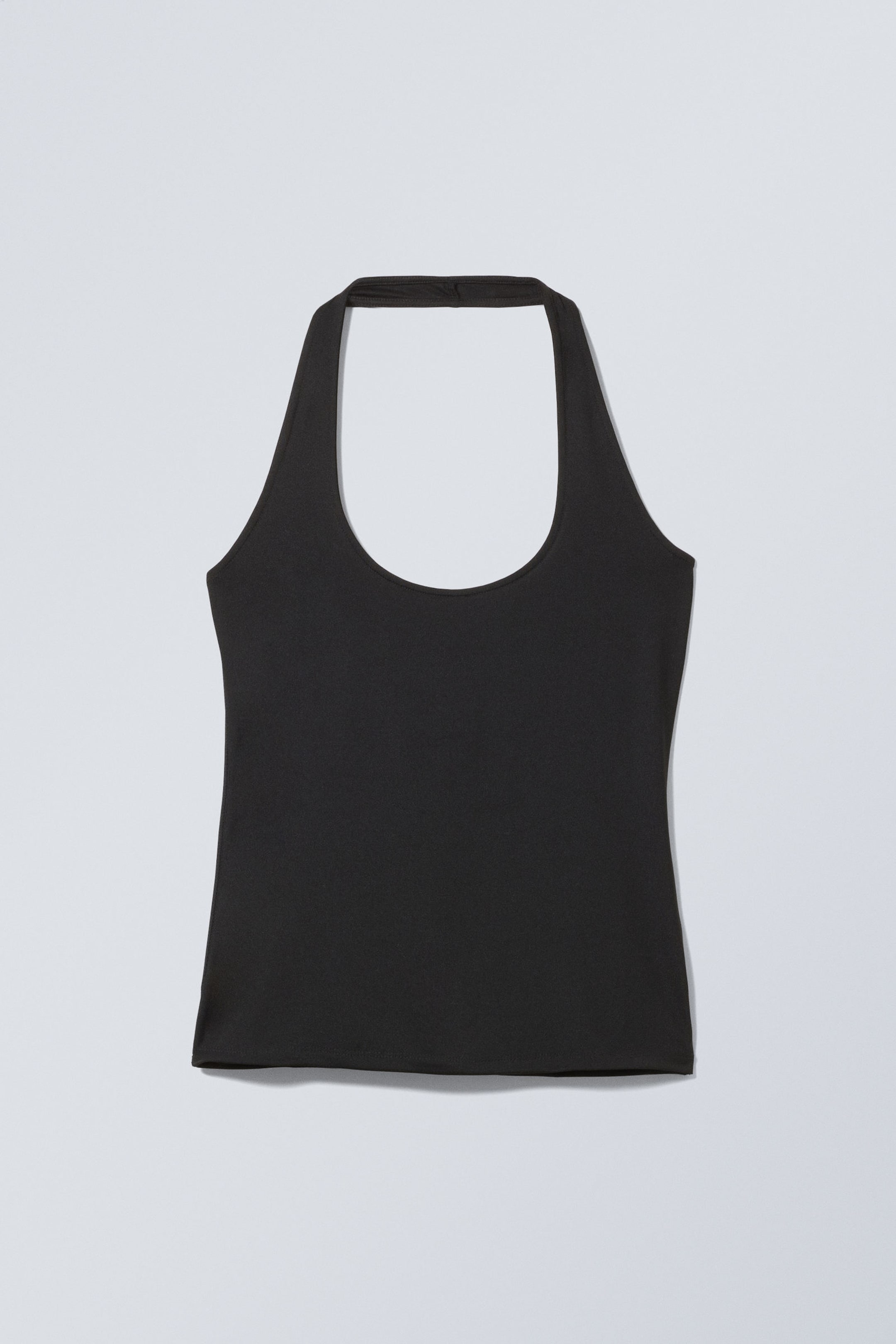 Black - Astrid Halterneck Top - 1