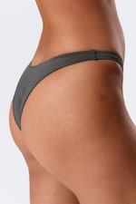 Gris foncé - Bas de bikini brésilien - 0