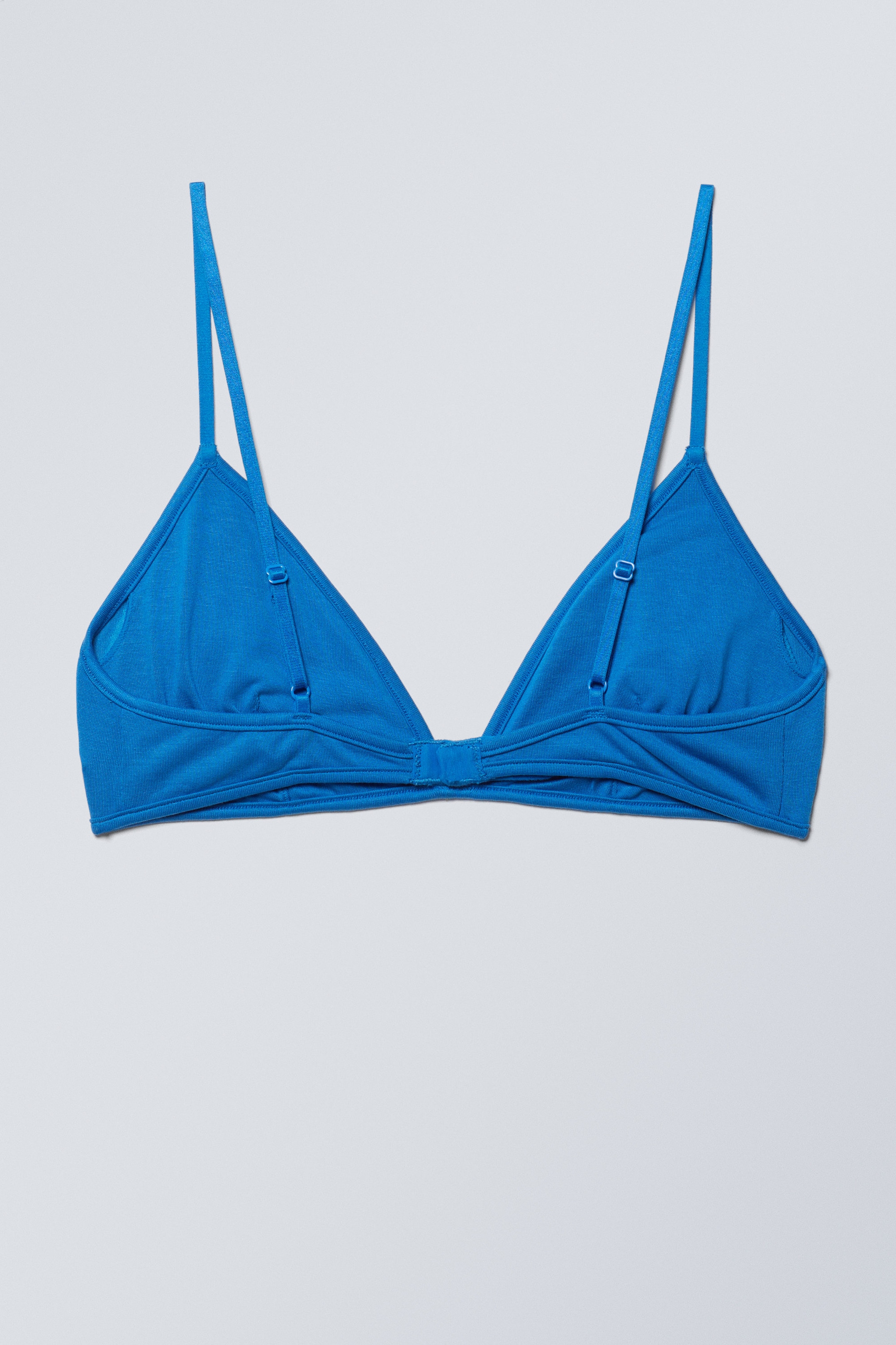 Helderblauw - Voorgevormde beha van zacht modal - 1