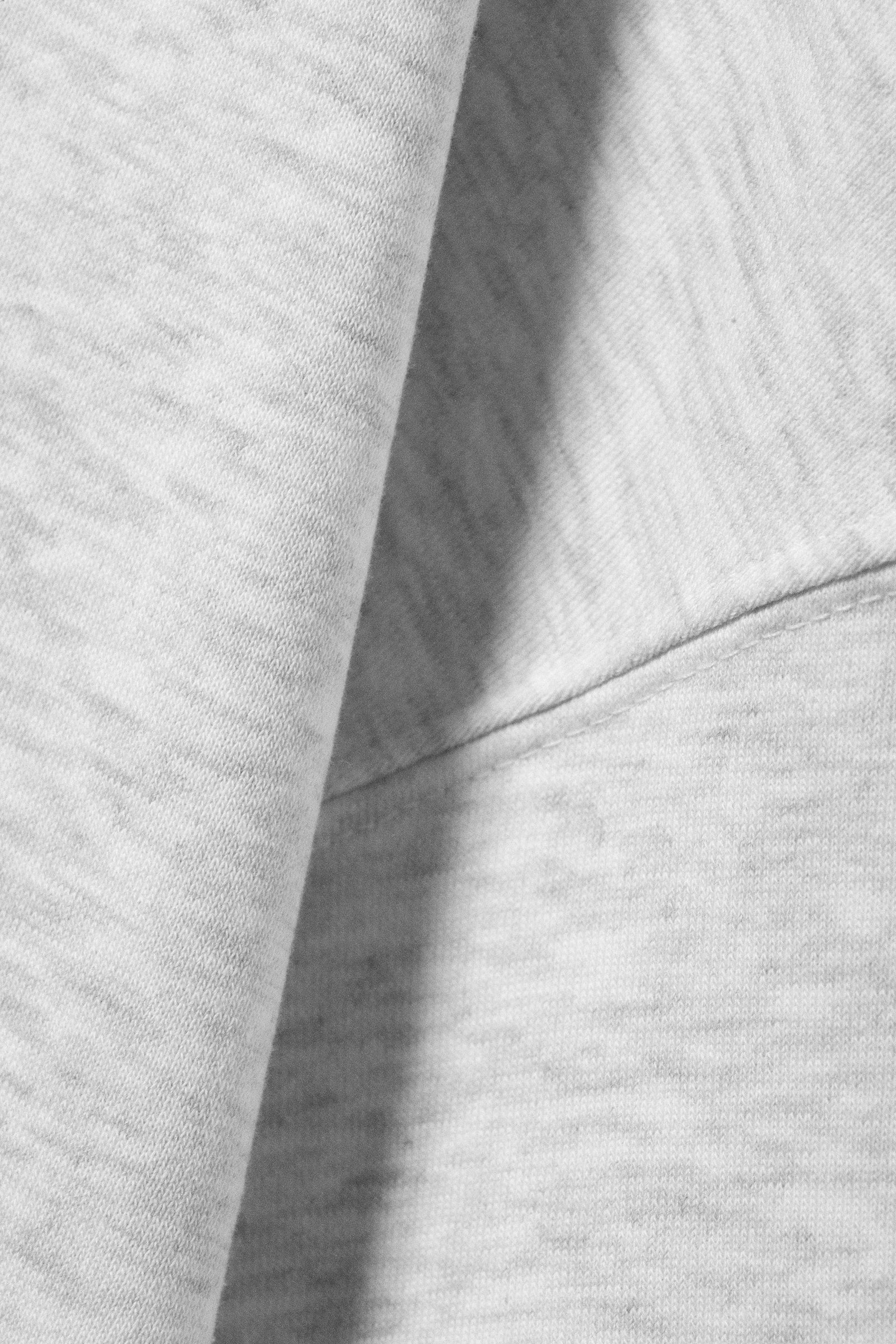 Grey Melange - Relaxed Terry Sweatshirt - 4