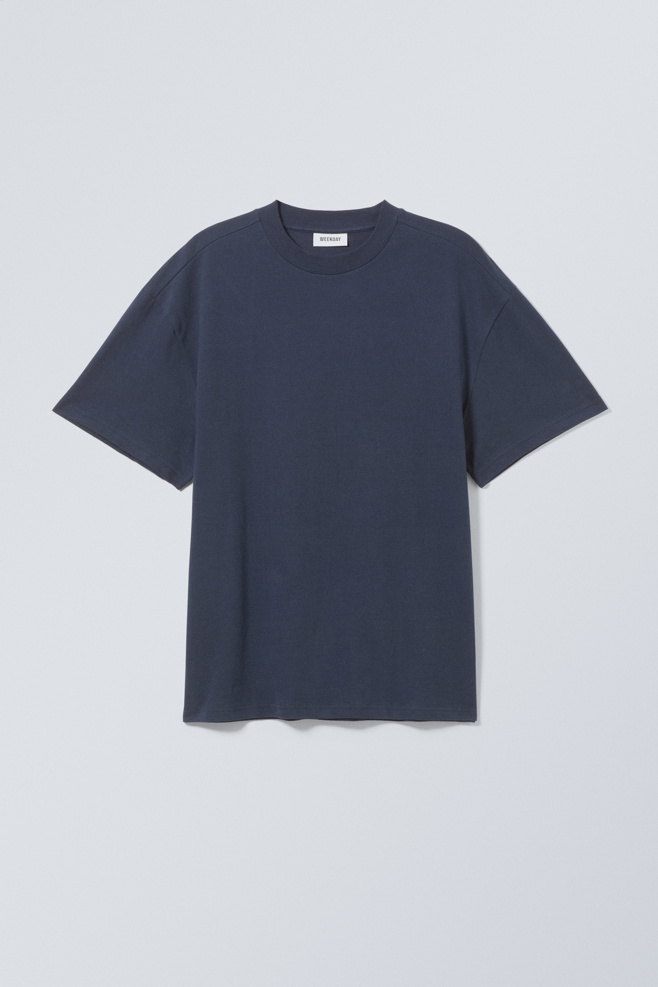 Dunkelblau - Großartiges Heavyweight-T-Shirt - 0