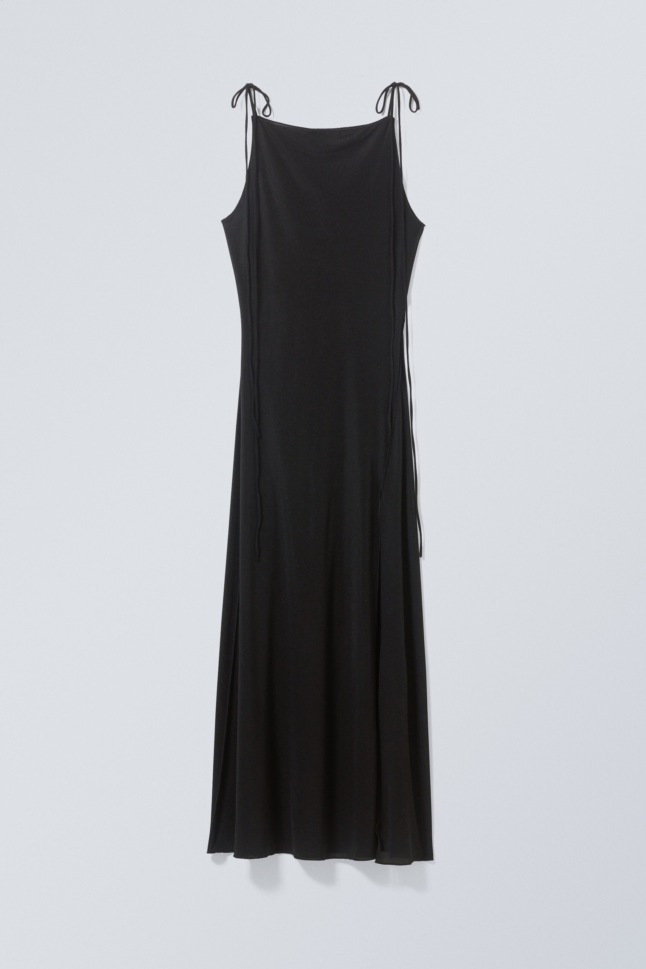 Black - Quinn Maxi Strap Dress - 0