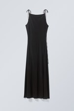 Black - Quinn Maxi Strap Dress - 0
