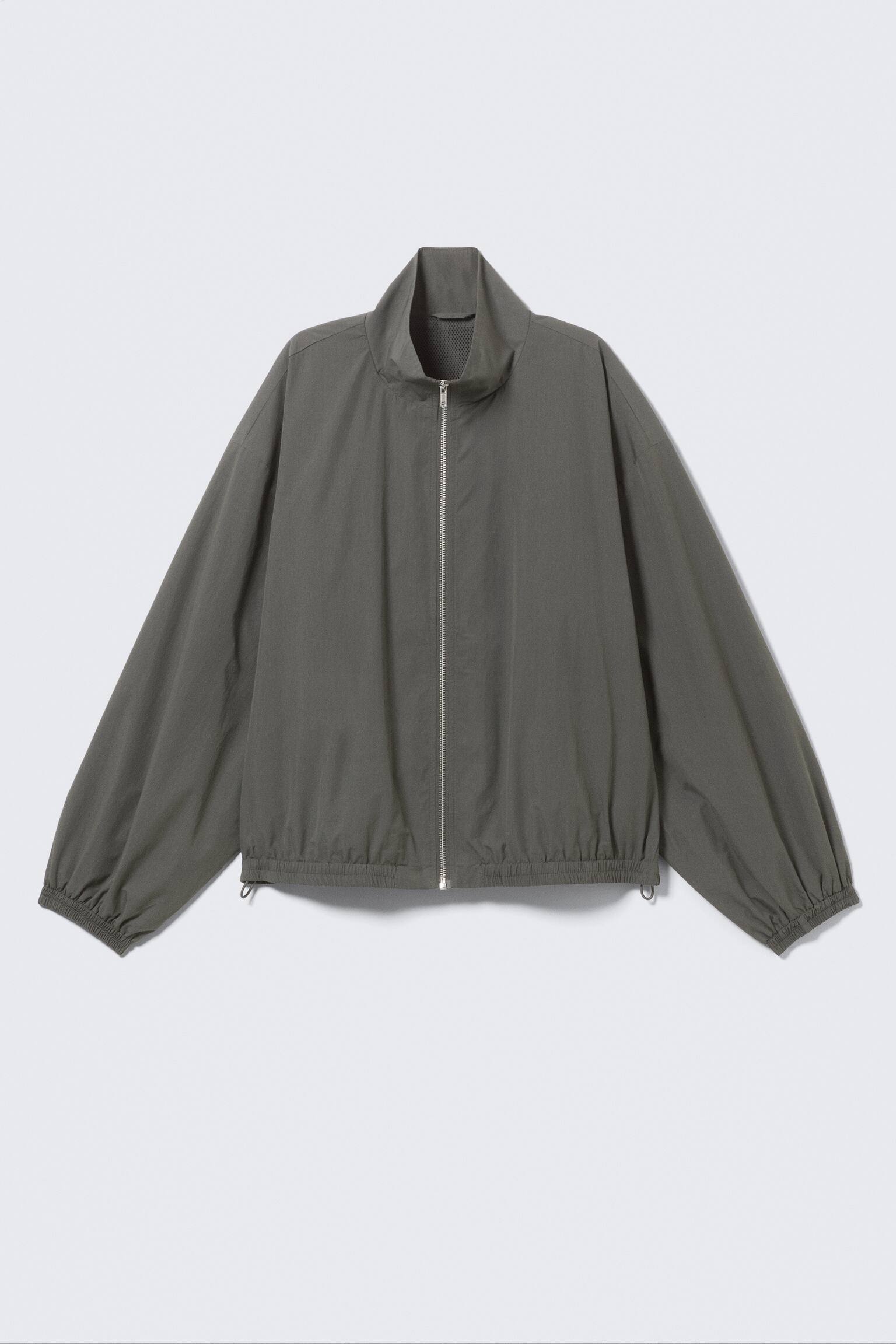 Oversized trackjakke - Mørkegrå - 2