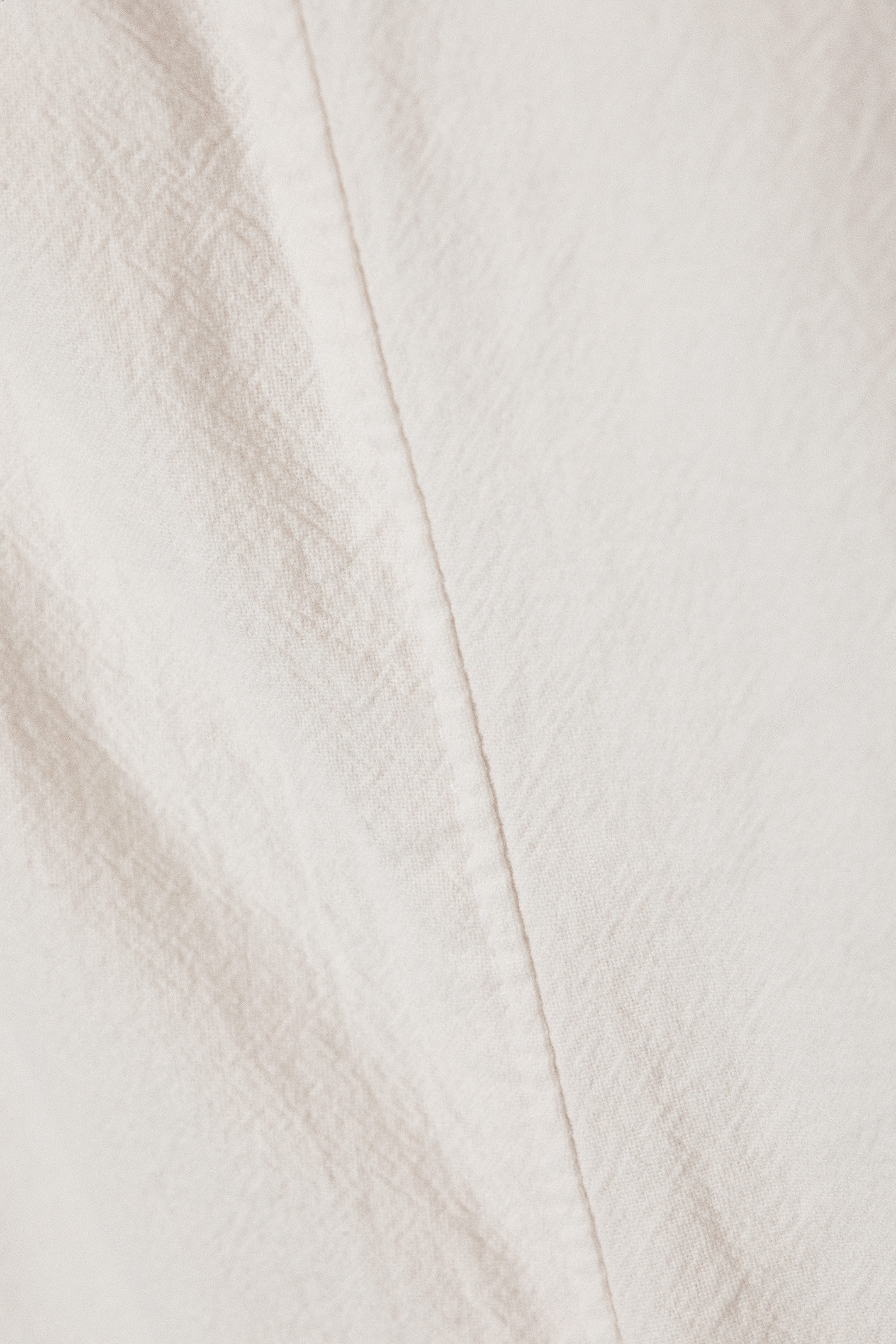 Light Beige - Low Rise Loose Pull-on Trousers - 5