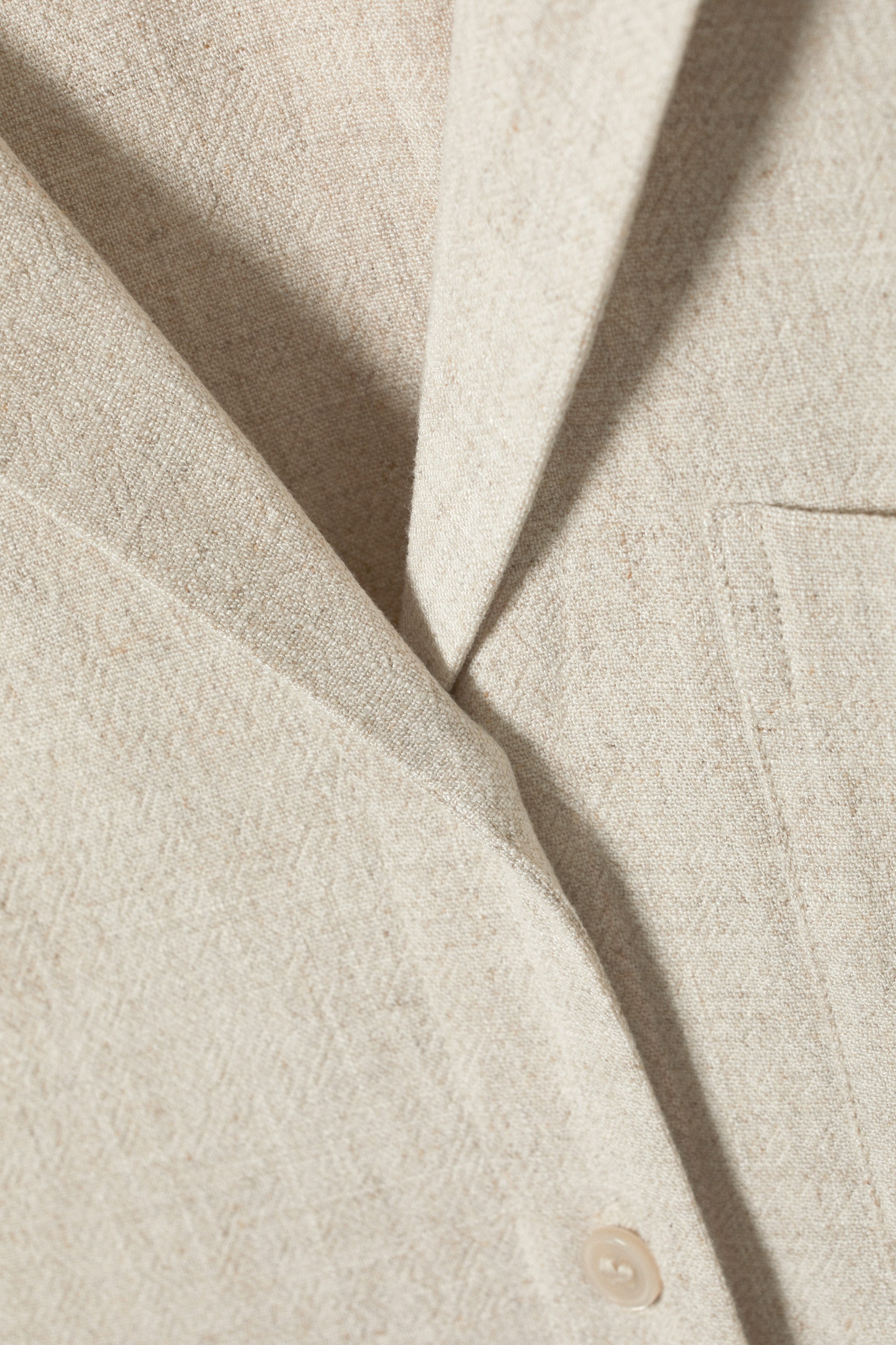 Ecru - Nova Linen Mix Shirt - 1