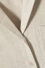 Ecru - Nova Linen Mix Shirt - 1