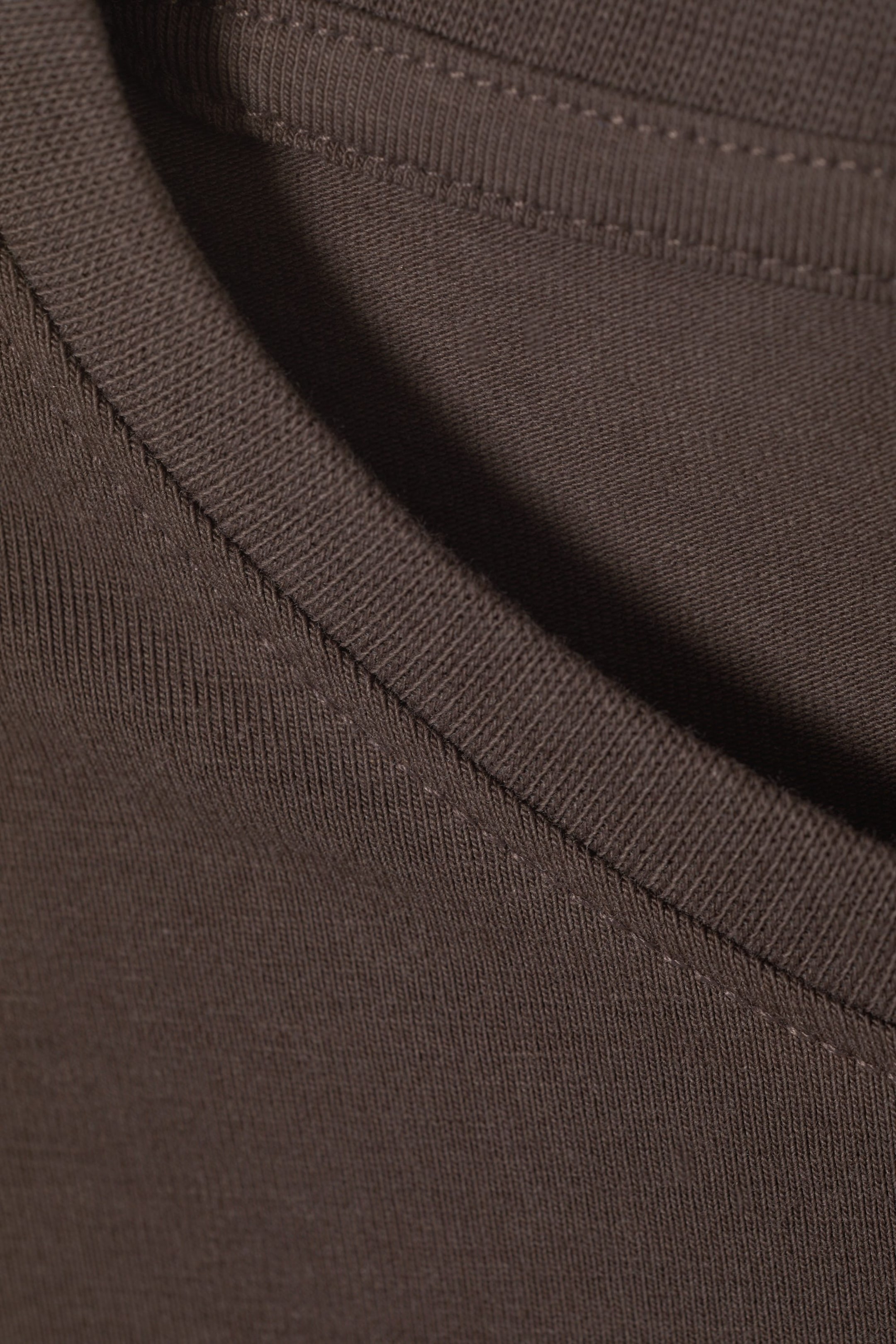 Marron foncé - Crop top à manches longues - 1
