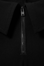 Black - Low Rise Flared Suit Trousers - 6