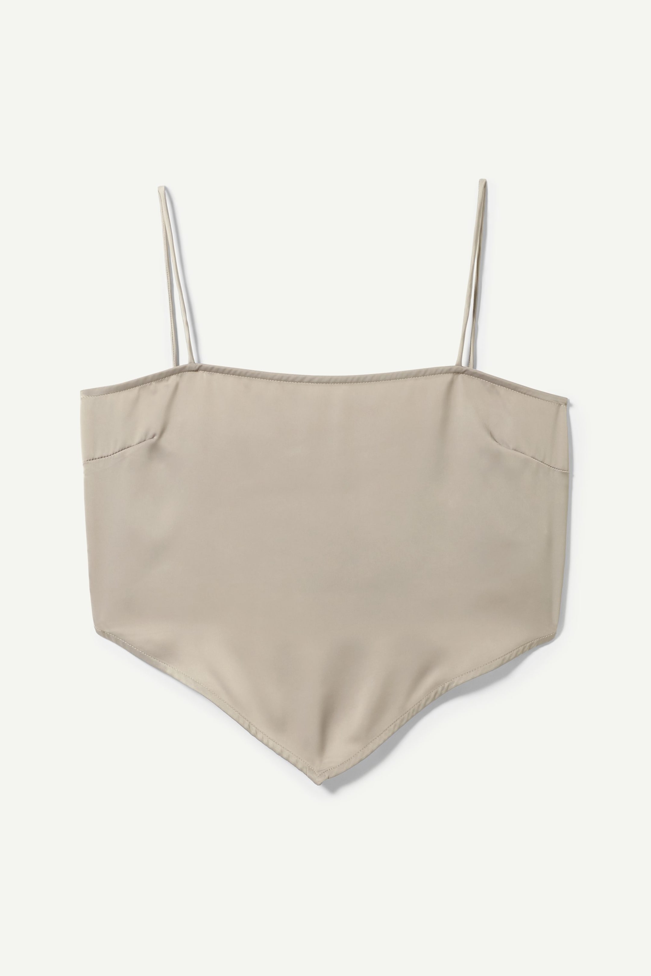 Beige - Armelle Scarf Top - 0
