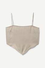 Beige - Armelle Scarf Top - 0