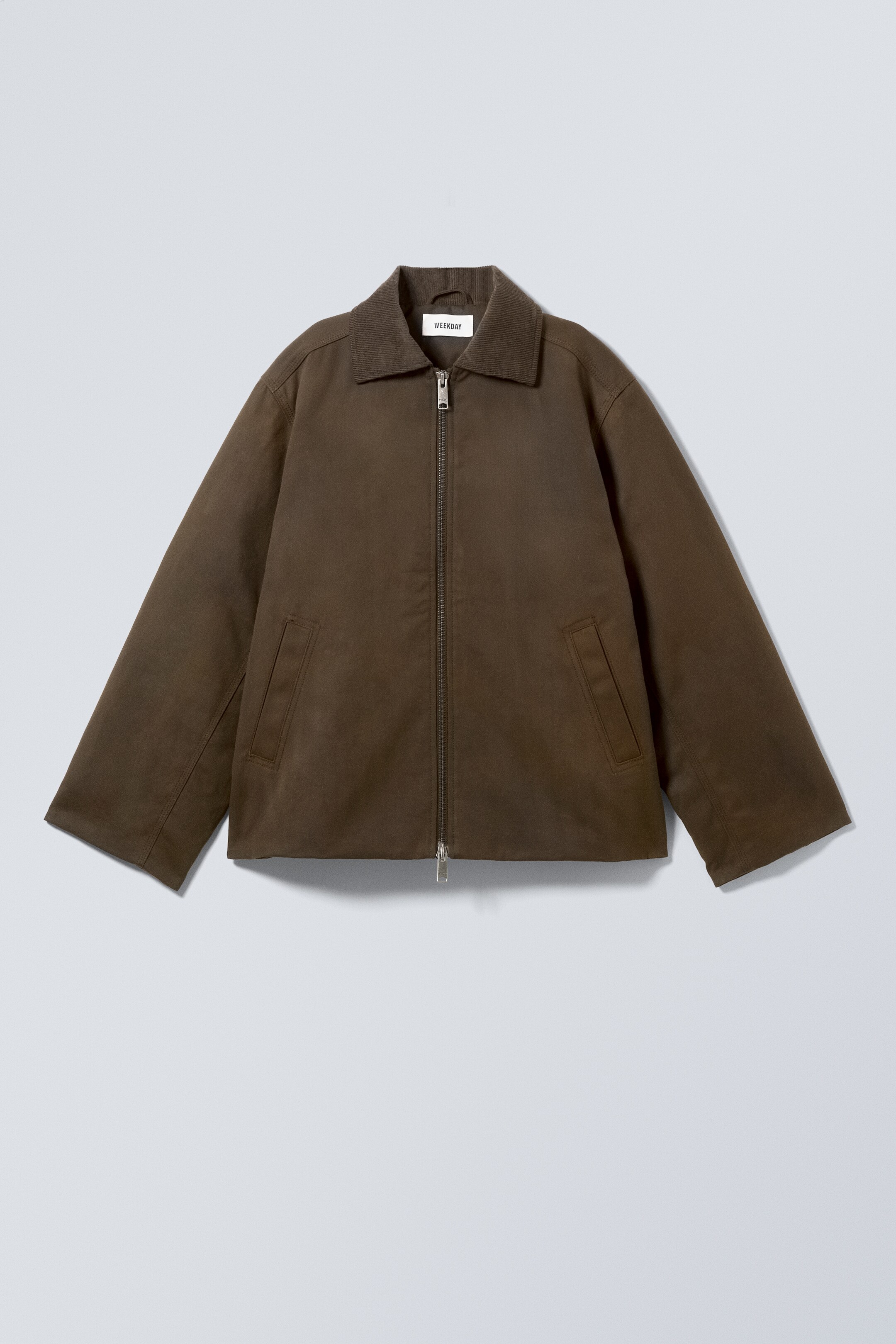 View larger image: Waxed Oxford Jacket - Dark Brown - Ladies | H&M GB 1