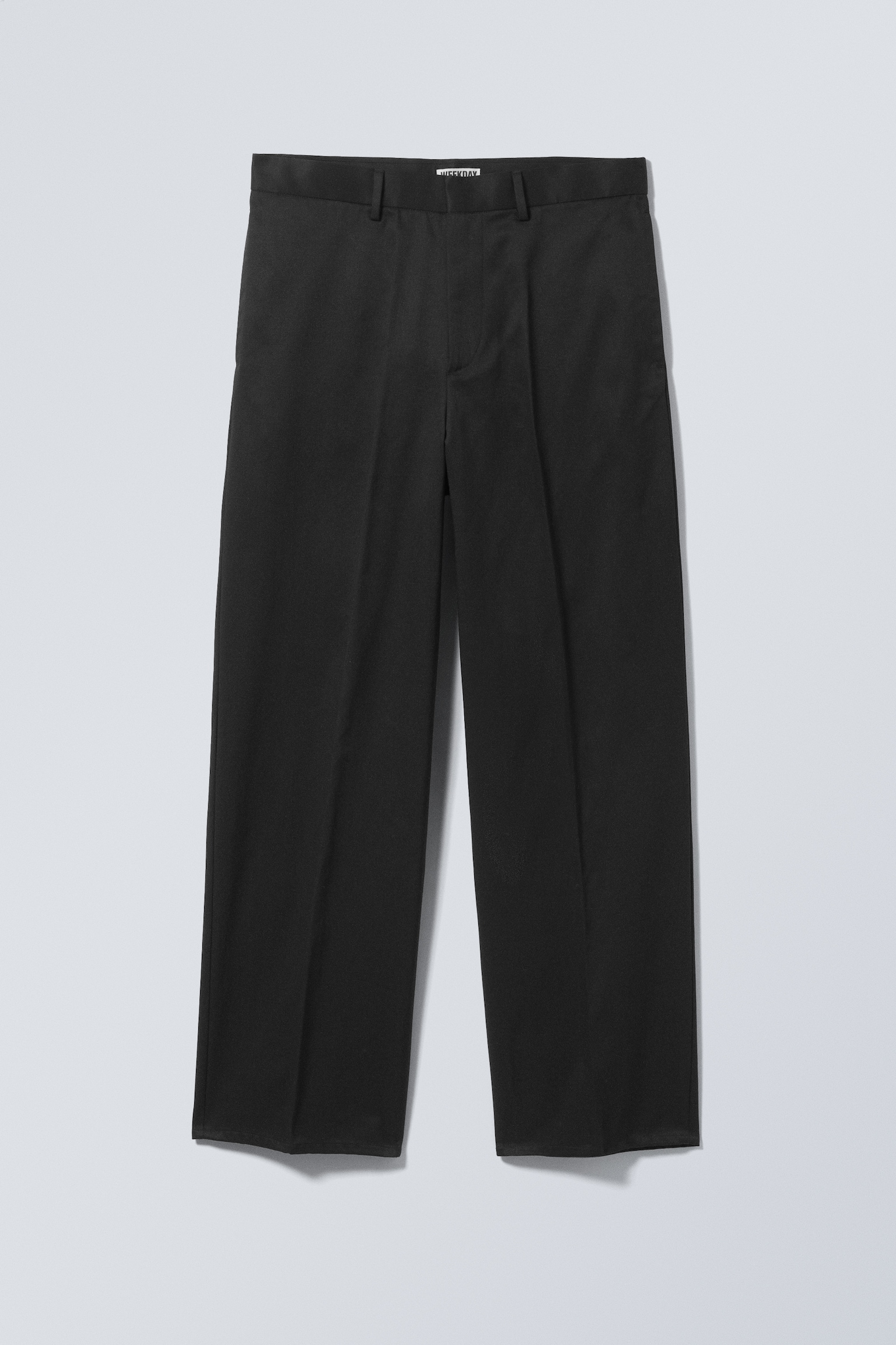 Relaxed Fit Twill Suiting Trousers - Black/Beige/Dark Mole