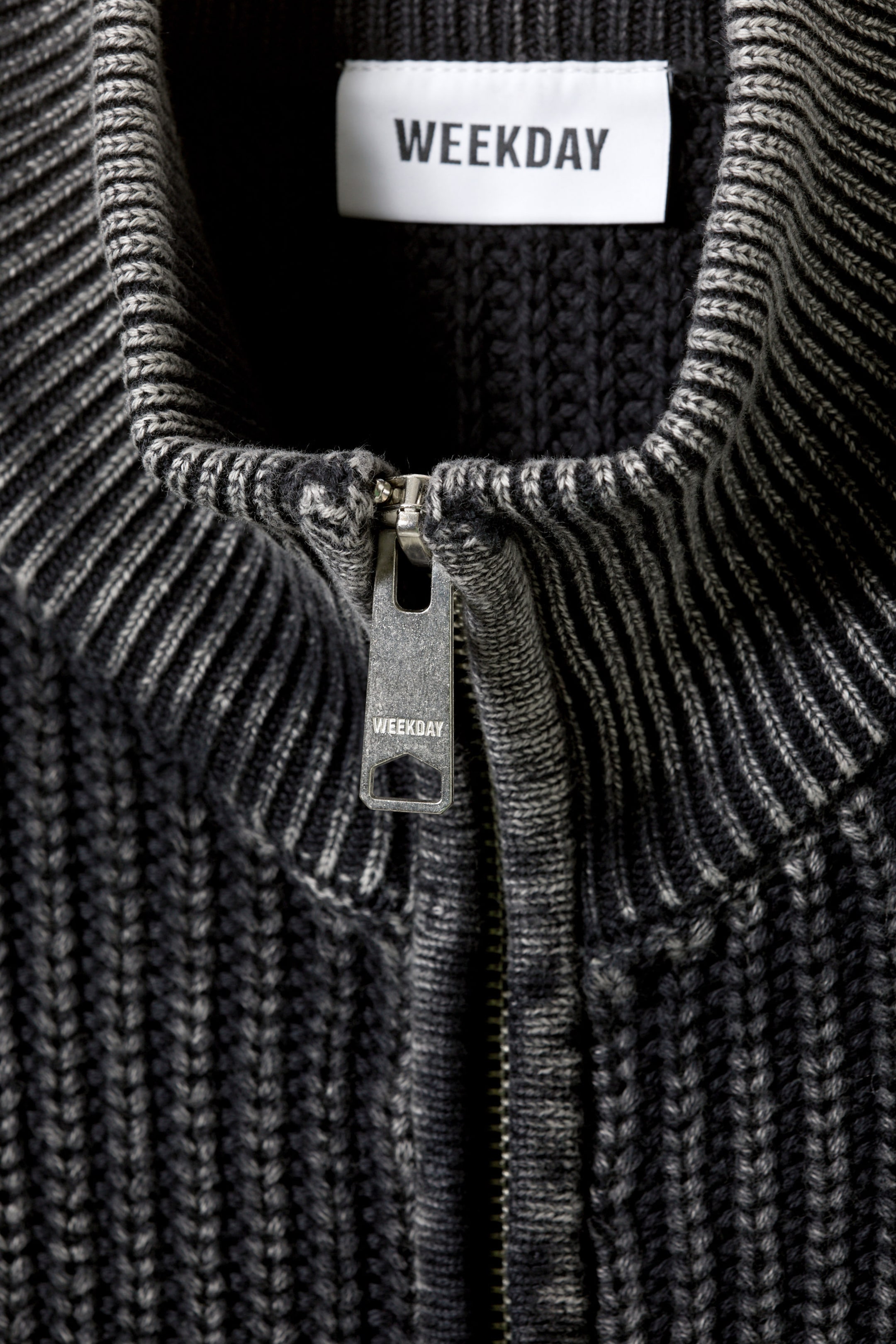 Washed Black - Mattias Regular Cardigan - 1