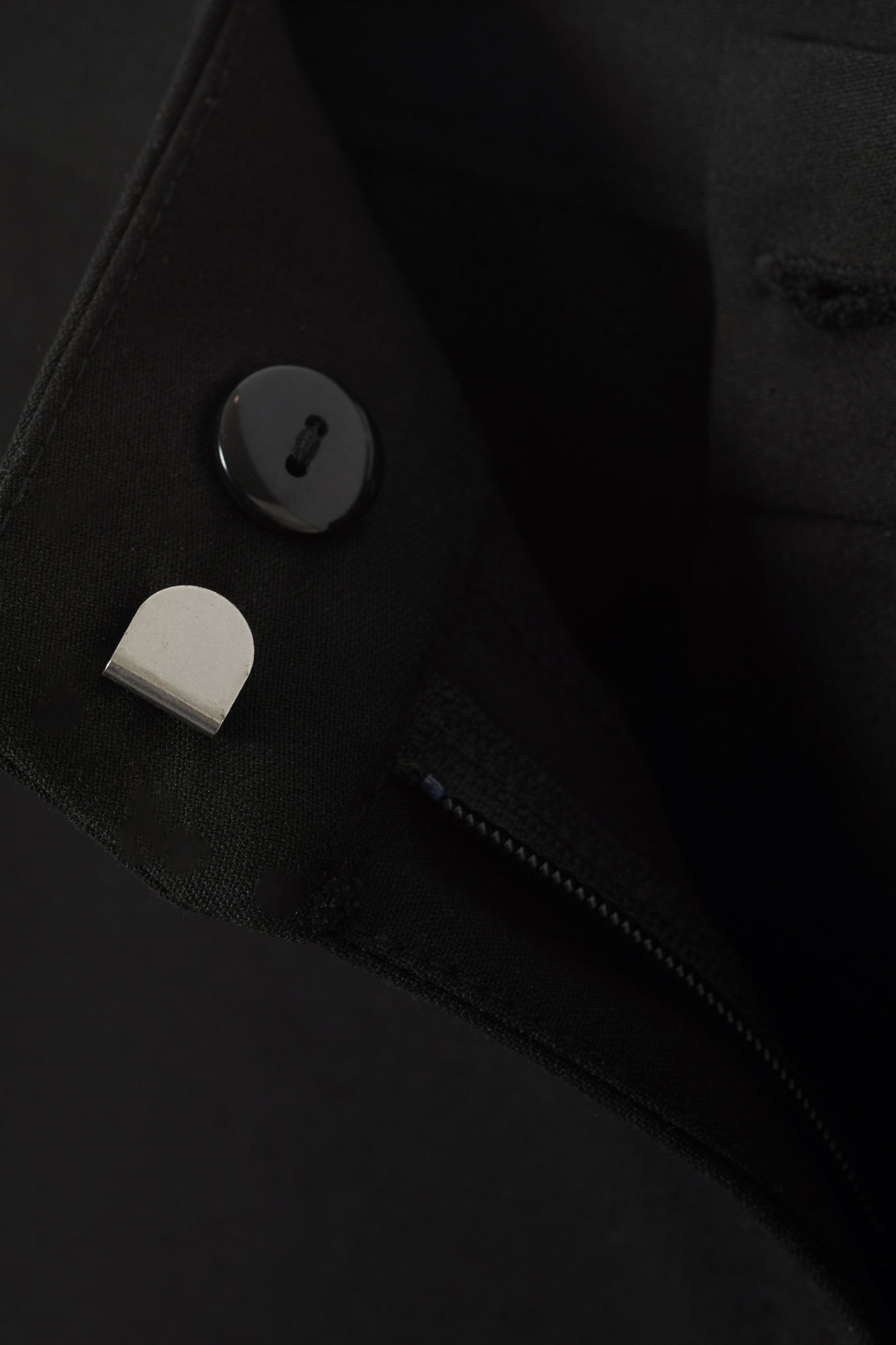 Black - Flared Suiting Trousers - 6