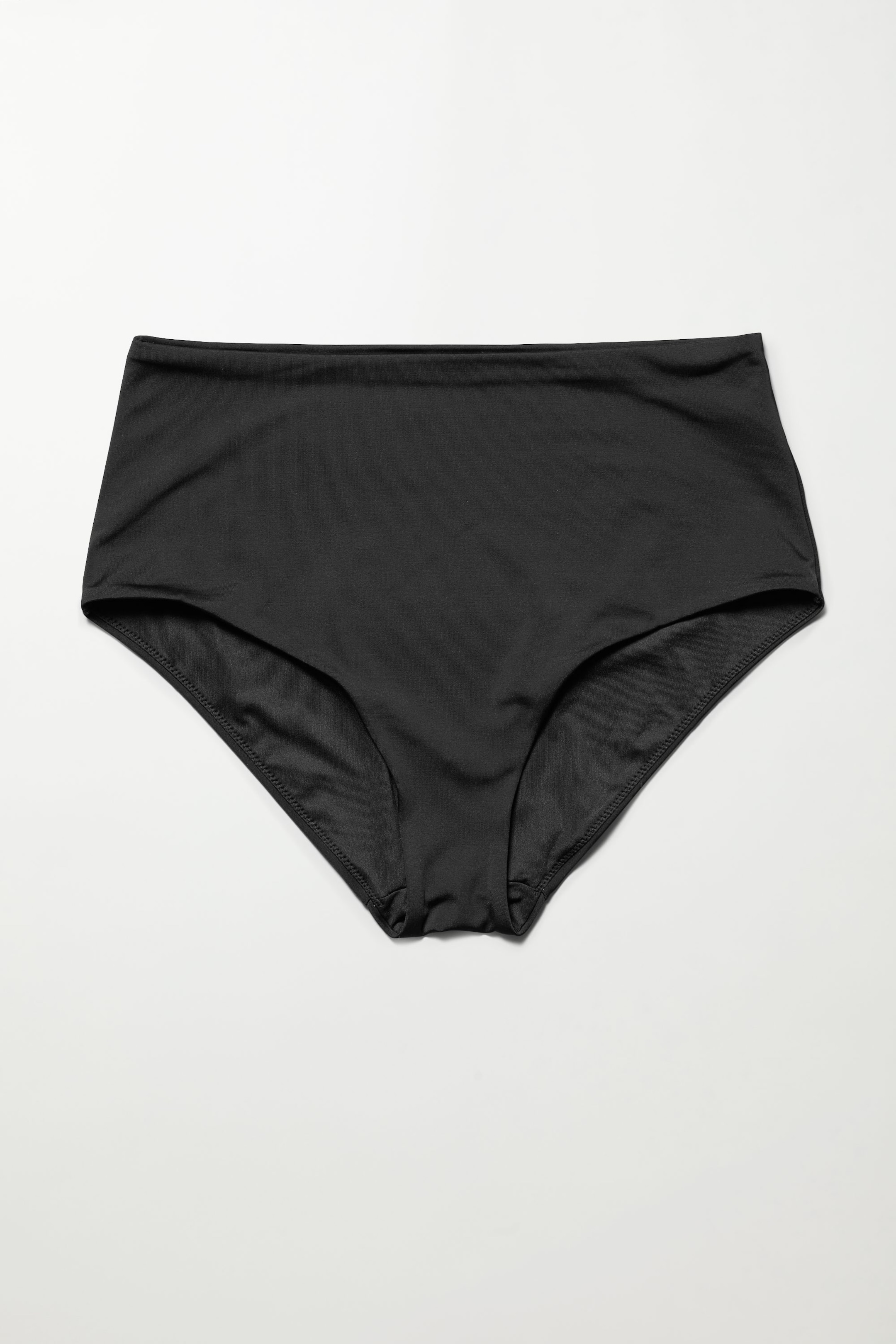 Black - Ava High Waist Swim Bottom - 0