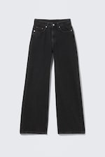 Tuned Black - Black - Missy Low Rise Loose Straight Leg Jeans - 5