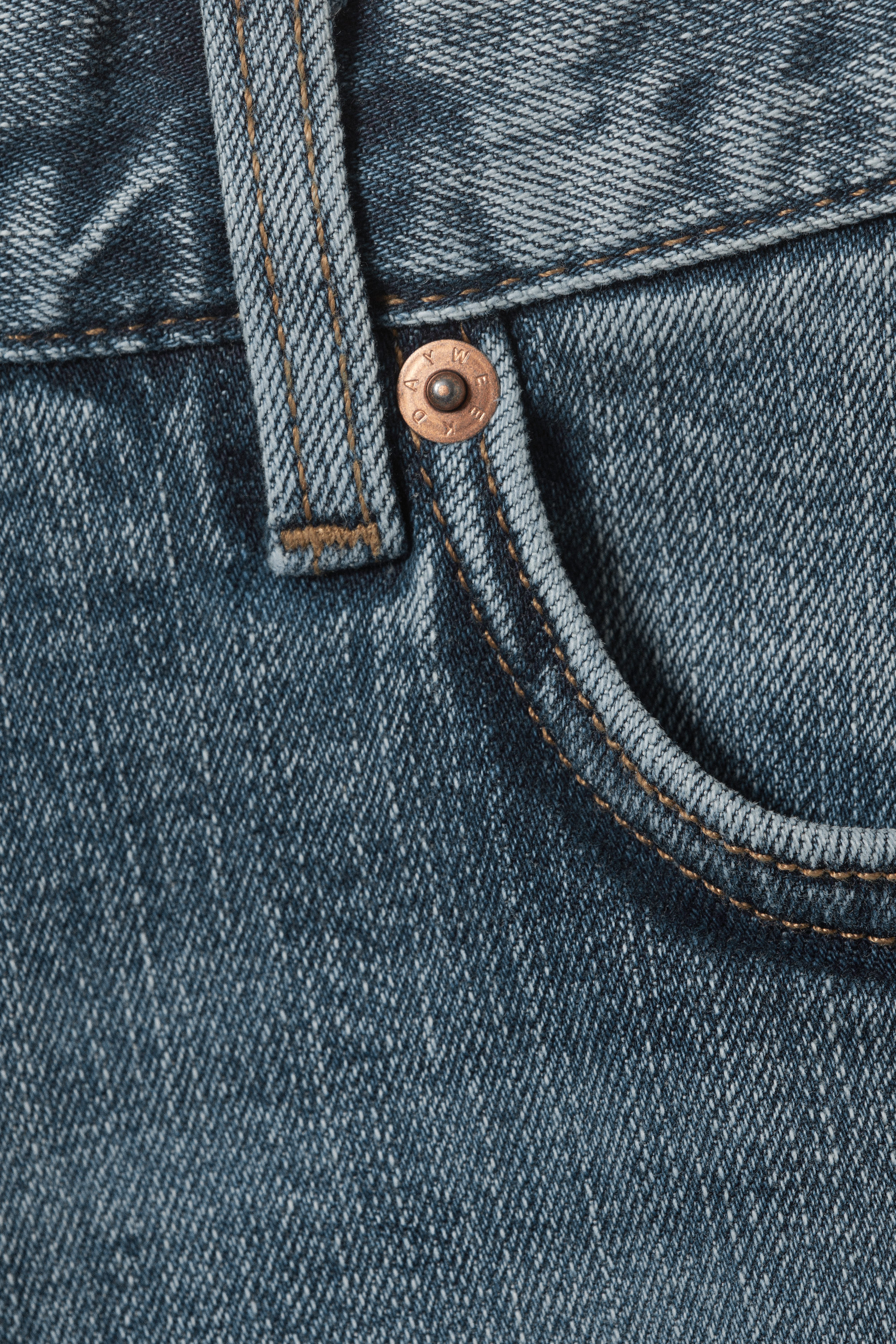 Thunder Blue - Mediumblå - Sunday Slim Tapered Leg Jeans - 2