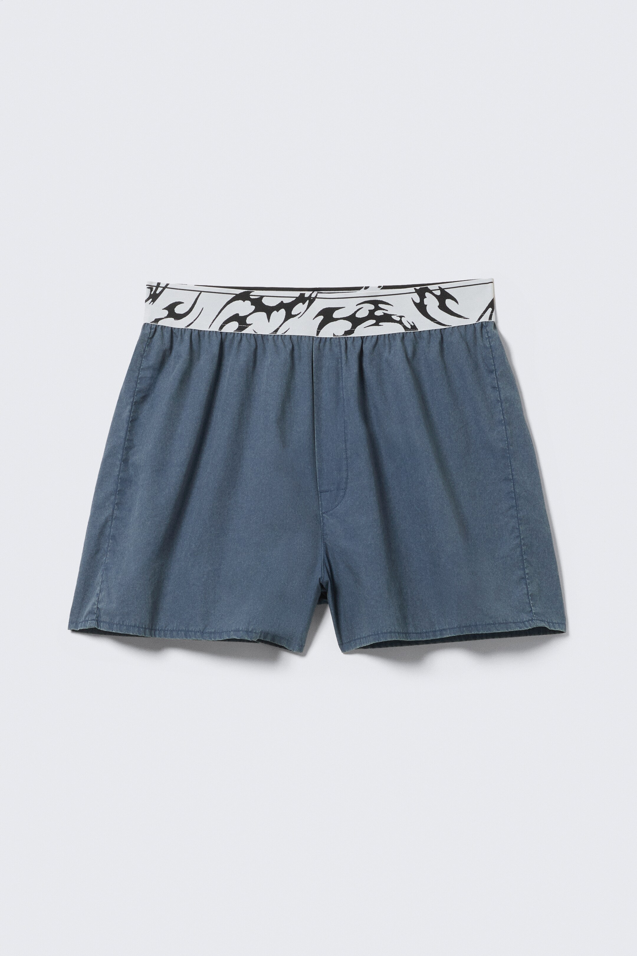 Agrandir l'image: Short pyjama boxer - Bleu foncé délavé - HOMME | H&M BE 7