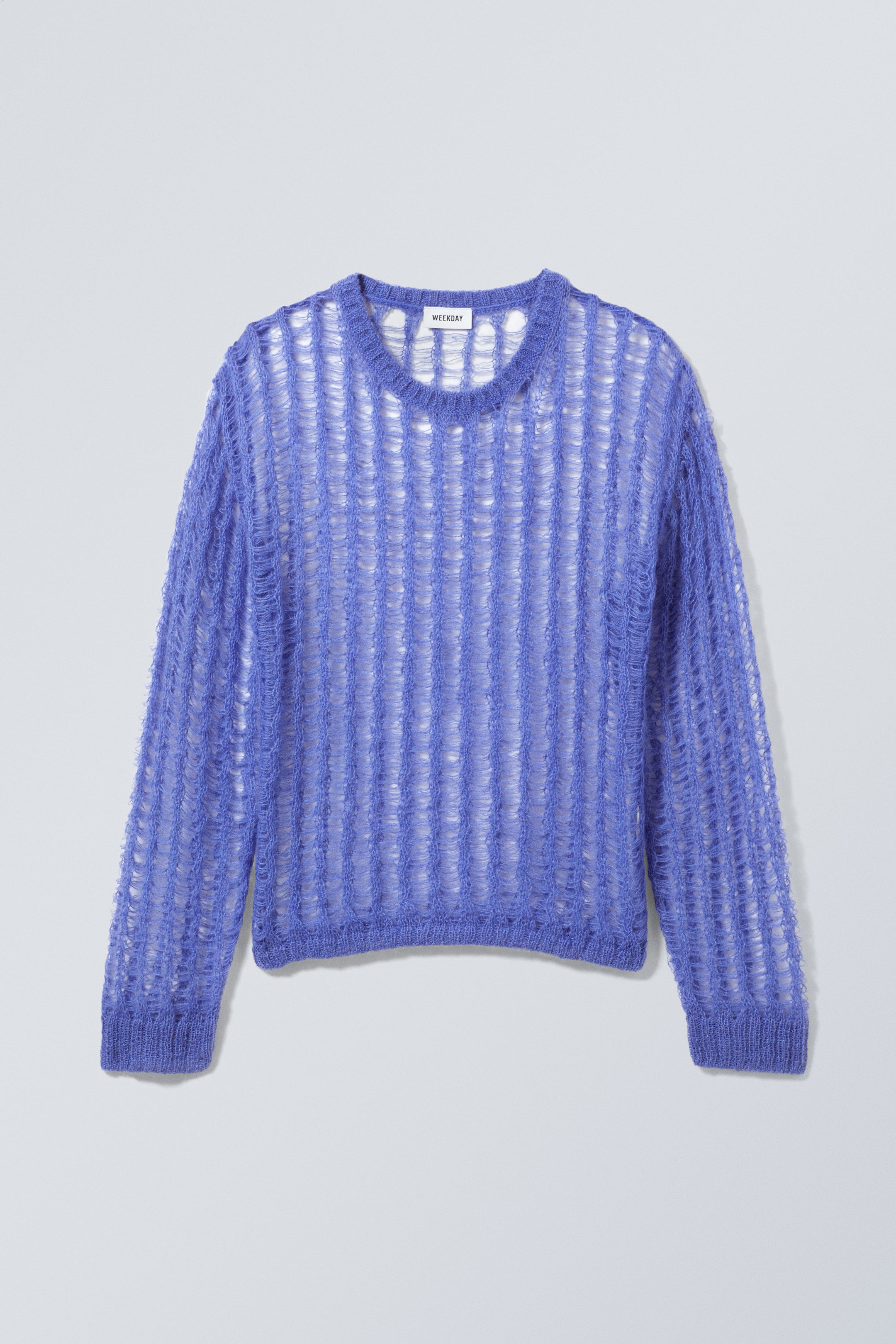 Blau - Lockerer Wollpullover Willy - 0