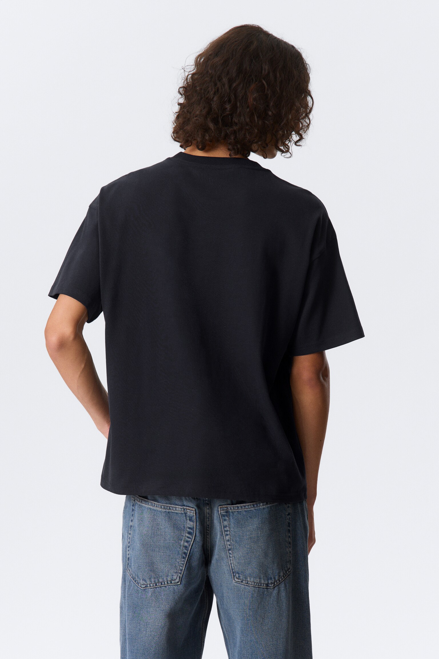 Great Boxy Heavyweight T-Shirt - Dark Navy Blue/Black/White/Dark Brown/Dark Blue/Light Grey/Khaki Green/Dark Green/Dark Grey/Light Grey Melange - 5