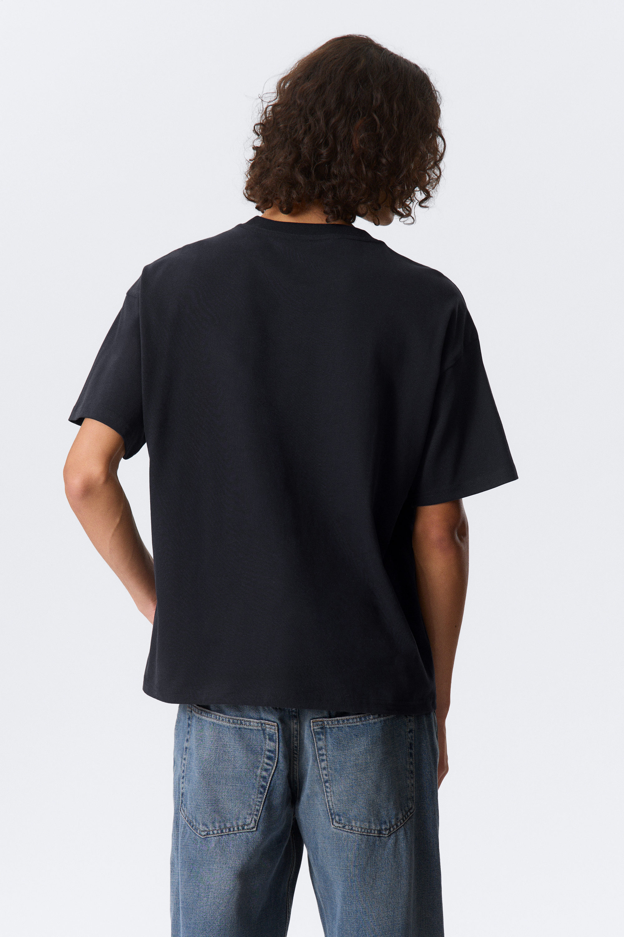 Dark Navy Blue - Great Boxy Heavyweight T-Shirt - 2