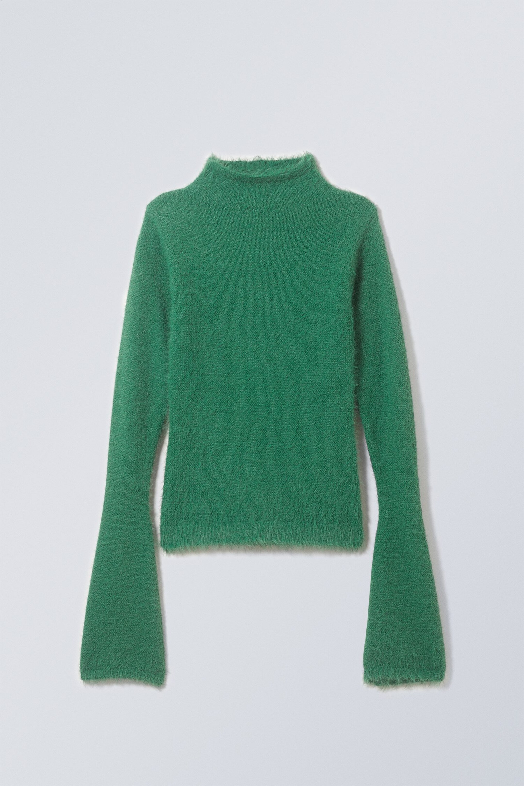Emerald Green - Jeny Hairy Sweater - 0