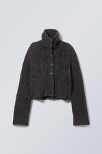 Dunkelgrau - Strickjacke Jada - 0