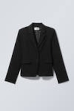 Schwarz - Enganliegender Blazer Esma - 0