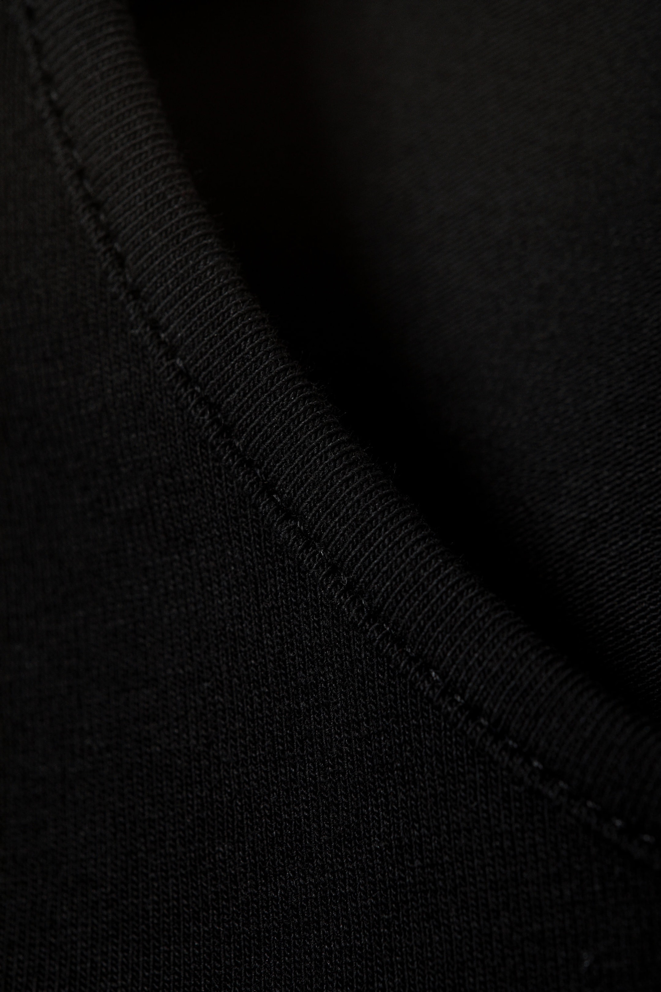 Black - Fitted Cotton Tank Top - 1