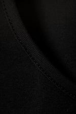 Black - Fitted Cotton Tank Top - 1