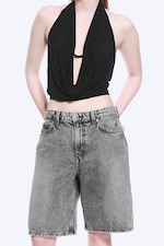 Grey Fade - Grey - Monterey Low Rise Denim Shorts - 3
