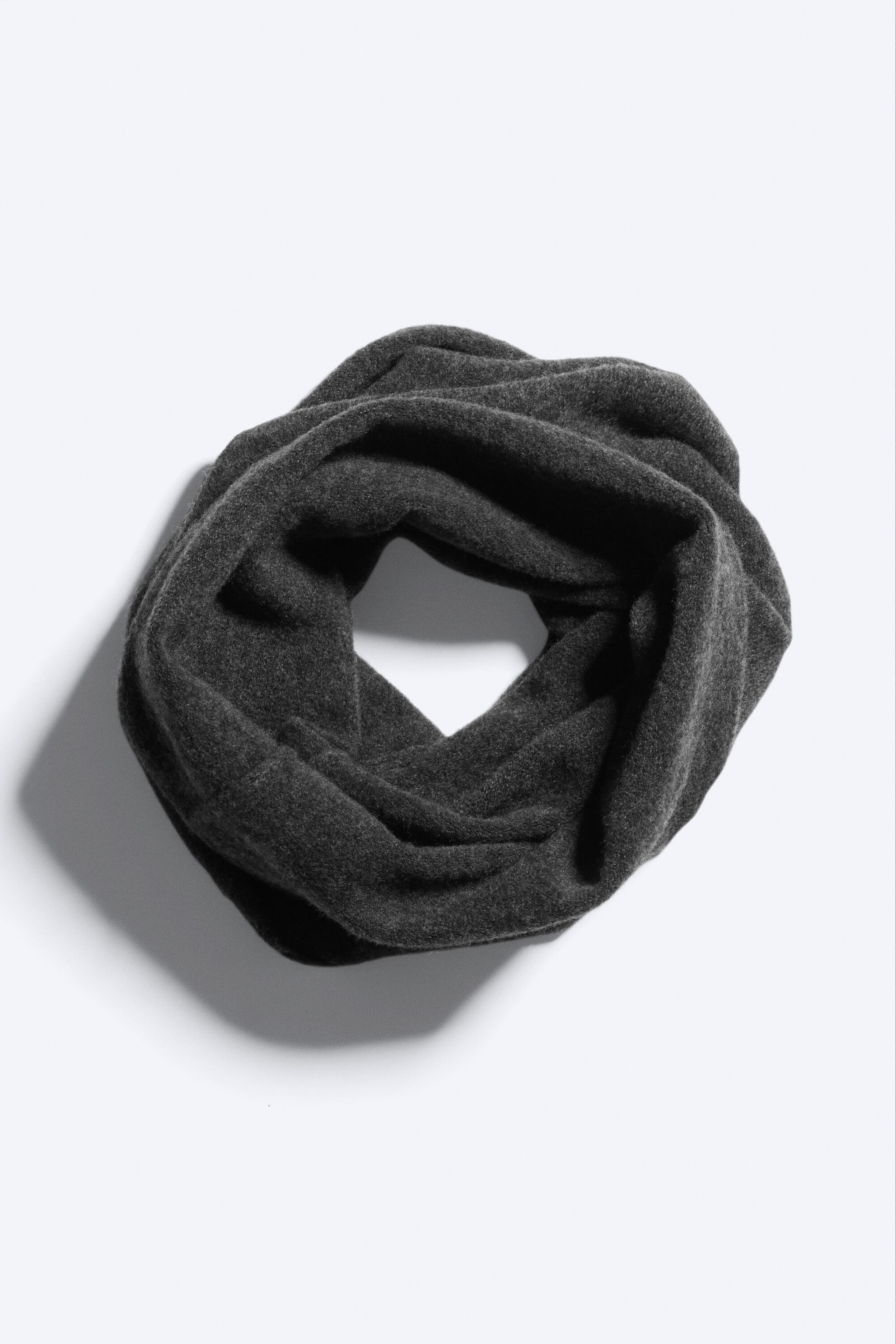 Black - Knitted Tube Neck Warmer - 2