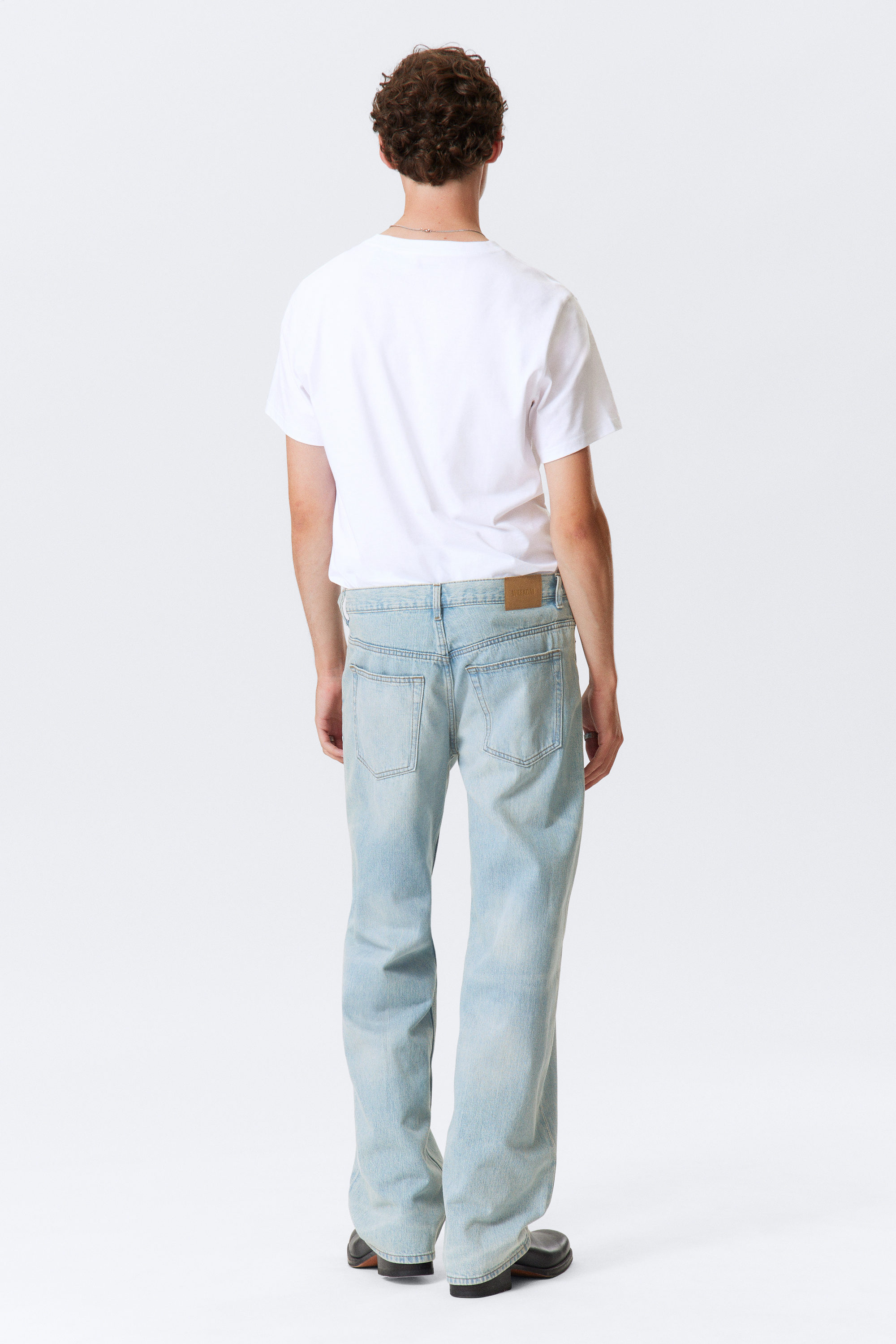 Aeon Blue - Ljusblå - Sphere Low Waist Loose Straight Leg Jeans - 4