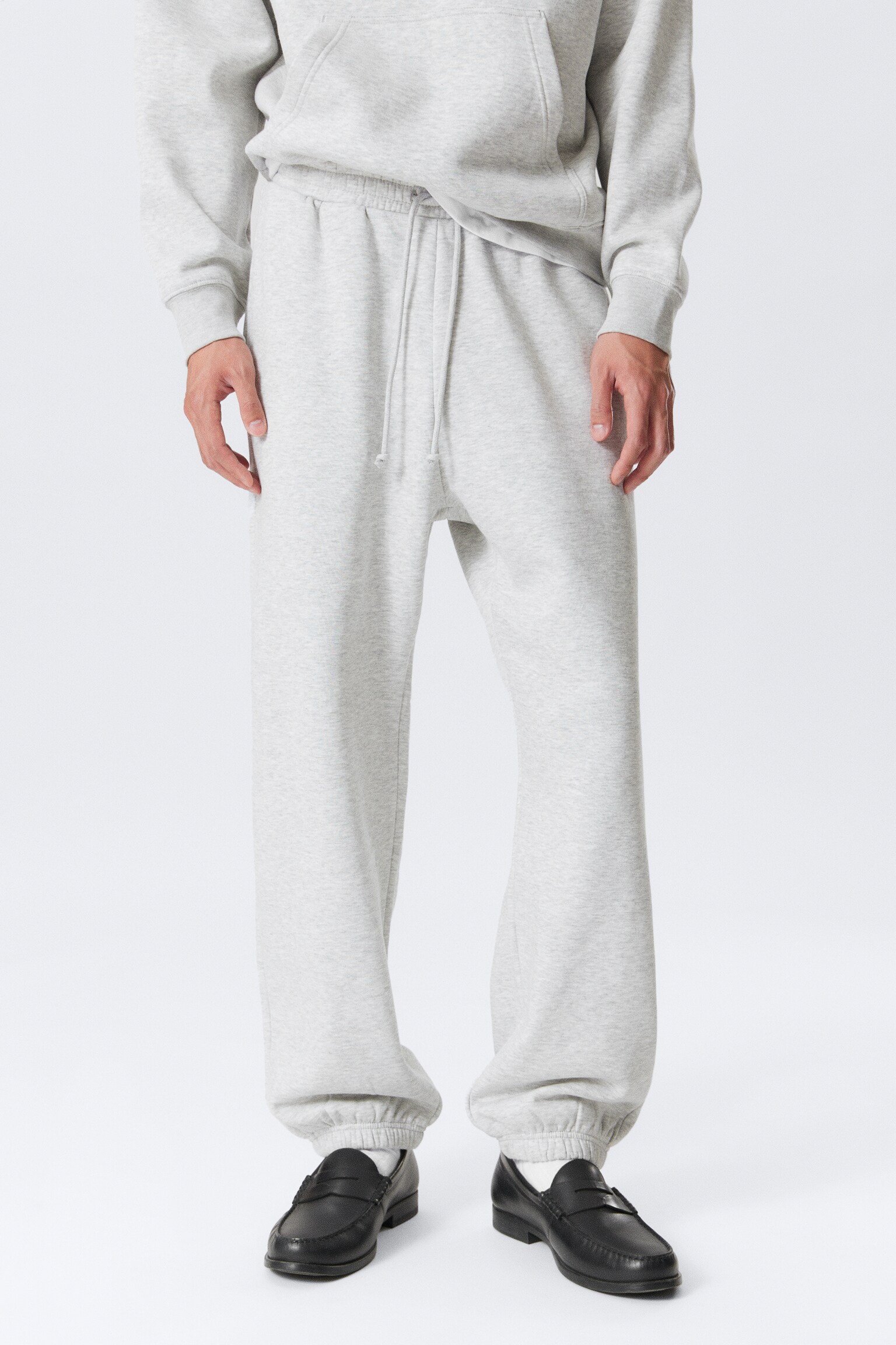 Classic Sweatpants - Gråmelerad/Svart/Mörkbrun - 3