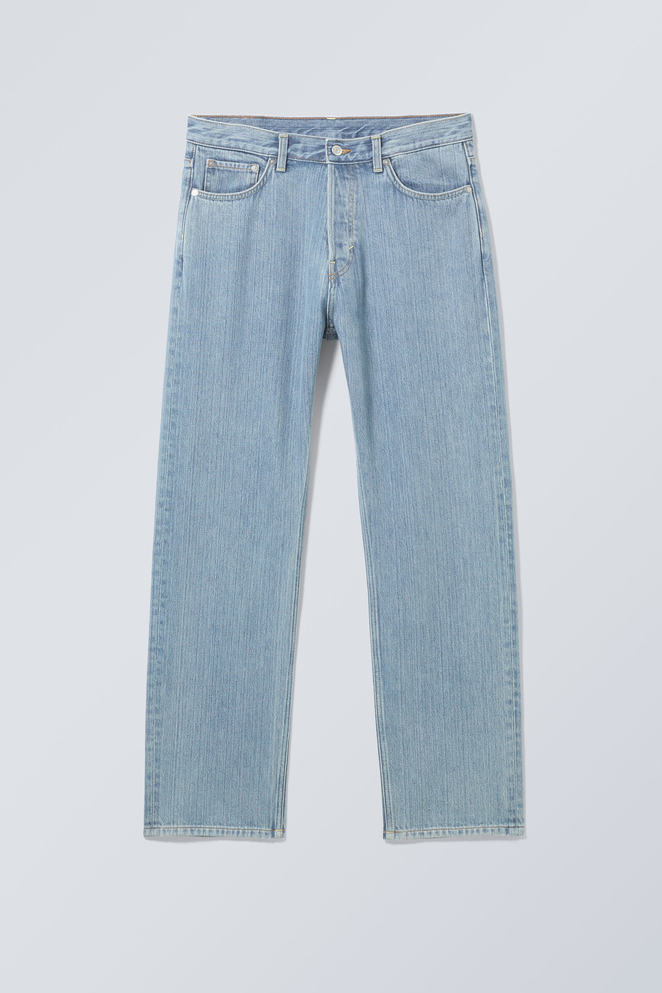 Novel Blue - Space Mid Waist Relaxed Straight Jeans - 0